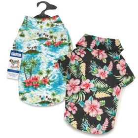 "Shirt for Dogs" by CC Hawaiian Breeze Camp - Blue (Size-3: Medium)