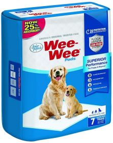 Four Paws Wee Wee Pads Original (size-4: 7 Pack (22" Long x 23" Wide))
