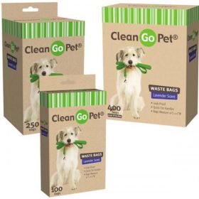 Clean Go Pet Lavender Scent Doggy Waste Bags (size 6: 250 Count)