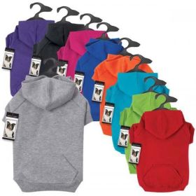 Zack & Zoey "Basic Dog Hoodie" - Green (size 6: XSmall)