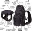 Walk-On with Harness & Storage Anthracite Black