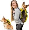 K9 Sport Sack-Walk-On with Harness & Storage Buttercup Yellow