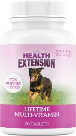 Health Extension Lifetime Vitamins  for Dogs With Vitamins And Minerals (size-5: 30 Tablets)