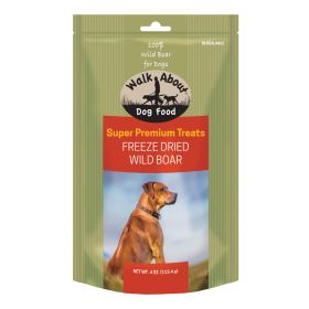 Walk About  Dog Freeze Dried. (6 pack) (size-5: Wild Boar (1 pack of 6))