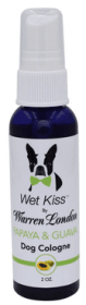 "Warren London Wet Kiss Dog Cologn"e - Papaya & Guava - 2 Sizes (Blue: Small: 2 oz)