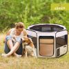 "Foldable Pet playpen" by Zampa Portable Exercise Pen Kennel With Carrying Case