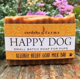 "Dog Soap Bar" by Cordoba Farms (size-4: Happy Dog)