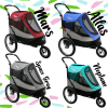 Petique Inc. Trailblazer Pet Jogger With Shock Absorbing Wheels