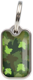 Butterflies Dog ID Tag (size 6: Small (2.5 cm x 1.5 cm))