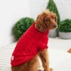 "Chalet Dog Sweater" by GF Pet Red One Hundred Percent Acrylic