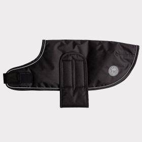 GF Pet Dog Blanket Jacket - Black (Color: Black: Medium)