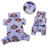"Turtleneck Pajamas"  by Klippo Pet Silly Monkey Fleece - Lavender