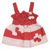 "Sparkling Bow Ruffle Layered Dress" by Klippo Pet