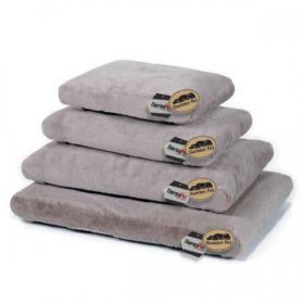 Slumber Pet ThermaPet Burrow Bed Gray Plush Fabric Keeps Dogs Warm (Color: Grey, 4' Long x 3/8" Wide: Medium)