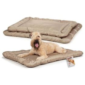 "MegaRuff Empire Dog Cage Mat" Slumber Pet (Color: Brown: Large)
