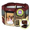 Zampa Portable Foldable Pet playpen Exercise Kennel Carrying Case