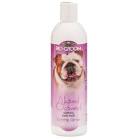 "Pet Natural Oatmeal Cream Rinse" by Bio Groom Relieves and Soothes Dry Skin (size-4: 12 oz)