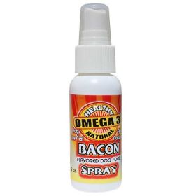 Bacon Flavored Topper by  Flavoredsprays All Natural Contains Omega Three (size 6: 2oz)