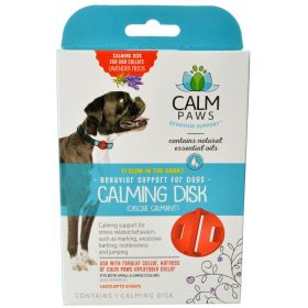 Calming Disk for Dog Collars by Calm Paws Provides Gentle Support (size-4: 1 Count)