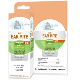 Ear Mite Remedy for Dogs Organic Formula by Four Paws (size-4: 0.75 oz)