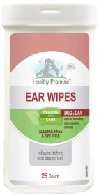 Relive Itching with Four Paws Healthy Promise Dog And Cat Ear Wipes (size 4: 25 count)