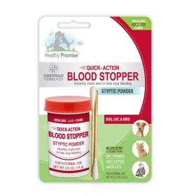 "Four Paws Quick Blood Stopper Antiseptic Styptic Powder" for Pets (size-4: 0.5 oz)
