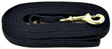 "Dog Training Lead" by Four Paws Cotton Web - Black