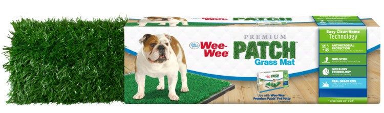 Four Paws Wee Wee Patch Replacement Grass Washable Pad Antimicrobial Protection (size-4: 1 Count)
