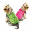 "Dog Reversible Parka Vest" by Klippo Pet with Ruffle Trims