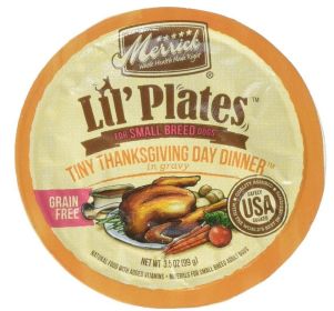 Merrick Lil Plates Grain Free Tiny Thanksgiving Day Diner Good Source Of Omega 3 (size 6: 3.5 oz)