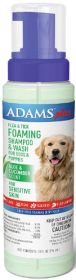 "Dog Flea And Tick Foaming Shampoo" with Aloe And Cucumber by Adams (size-4: 10 oz)