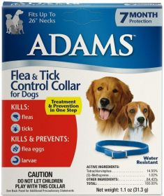 "Dogs Tick Collar" by Adams Flea Provide 7 Months Of Protection (size-4: 1 - Count)