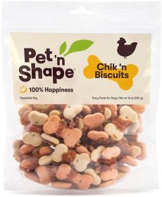 Nutritious Pet 'n Shape Chik 'n Biscuits Dog Treats High Protein (Size-3: 16 oz)
