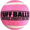 Non-Toxic Petsport Tuff Ball Dog Toy Pink Extra Thick Tennis Ball