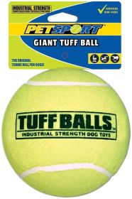 "Petsport Giant Tuff Ball" Non-Toxic for Large Dogs (size-4: 1 - Count)