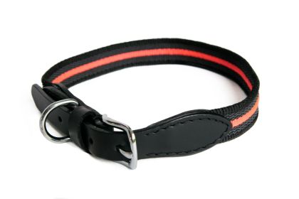 Alvalley Reflective Anti-Slip Dog Collar with Buckle (size-5: 16 in x 3/4 in)