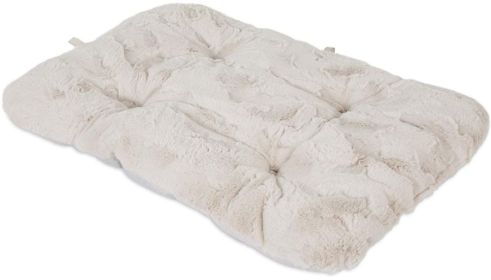 Precision Pet SnooZZy Cozy Comforter Kennel Mat - Natural (Color: Natural, 4' Long x 3/8" Wide: Small)