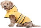 "Rainy Day" Dog Slicker by Fashion Pet - Bright Yellow Reflective