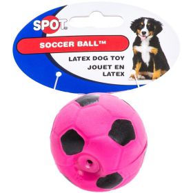 Soccer Ball by Spot Spotbites Latex Perfect for Fetch Contains Squeaker (size-5: 2" (1 count))