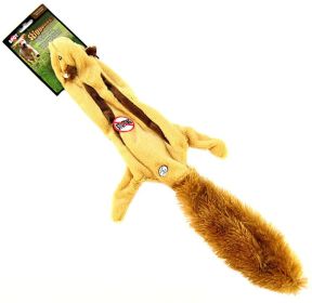 "Dog Plush Flying Squirrel Toy" by Skinneeez (size-4: Small (3 count))