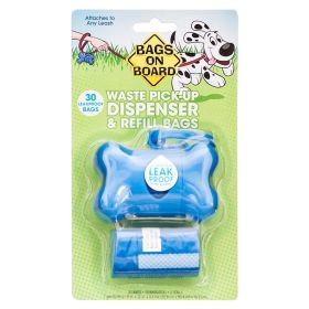 "Pick up Bag Dispenser Bone Shaped" by Bags on Board (size-4: 180 Count (6 x 30 ct))