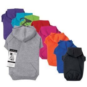 Zack & Zoey Basic Hoodie - Blue (size 6: XLarge)