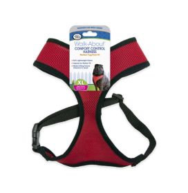 Four Paws Comfort Control Harness is Comfortable Durable - Red (Size-3: X-Large - For Dogs 29-29 lbs (20"-29" Chest & 15"-17" Neck))